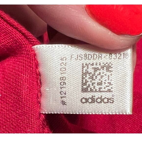 Arsenal Adidas Amplifier Logo Tee Shirt Size M Red Soccer Football Club Pride - Picture 7 of 7